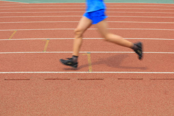 istock Long distance runners are running on the track 1893233993
