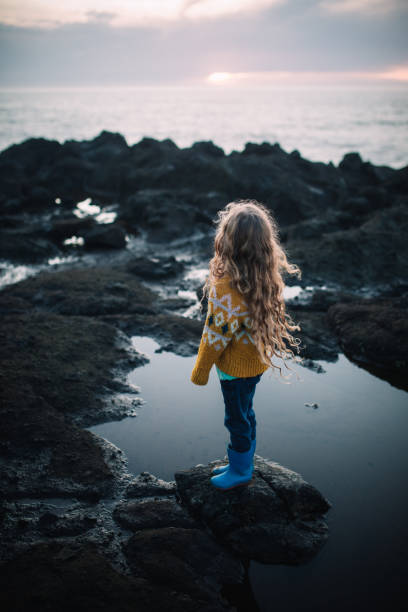istock Girl Looking AtBeautiful Rock Formations at Oregon State Coast 1893264249