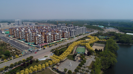 Waterfront City Architectural scenery, North China