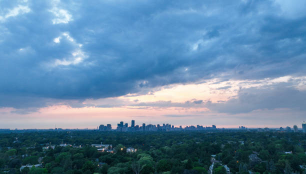 istock Sunset over downtown North York, Toronto, Canada 1893471364