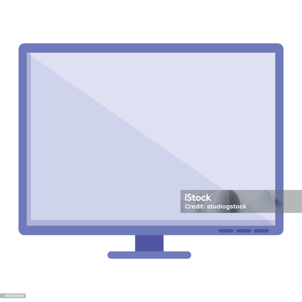 Desktop Computer Tech Stock Illustration - Download Image Now ...