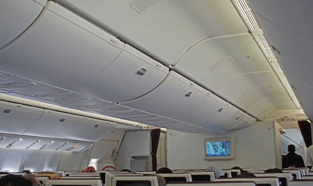 istock Passenger Seats in a Boarded Plane 02 1893650843