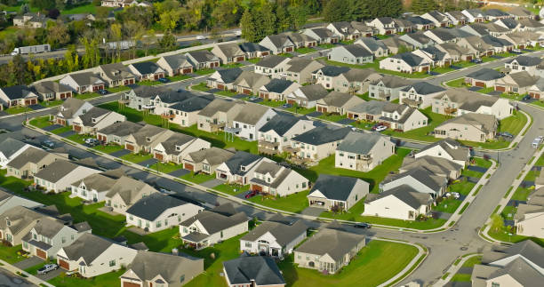 istock Suburban District in Emmaus, Pennsylvania - Aerial 1893669827