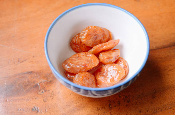 red sweet Chinese  sausages