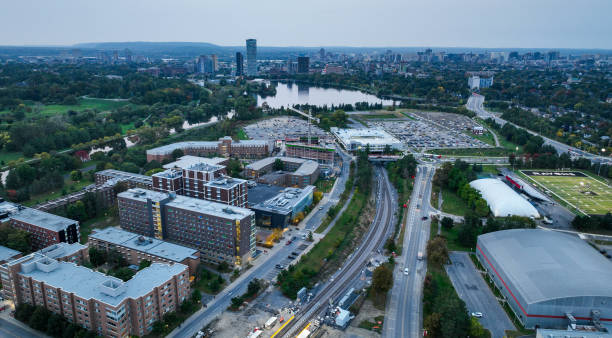istock Aerial video of Carleton University,Ottawa Canada 1893864752