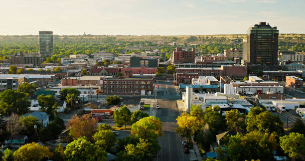istock Downtown Billings, Montana on a Fall Afternoon - Aerial Shot 1893904053