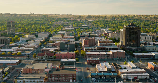 istock Drone Shot of Billings, Montana in Fall 1893904056