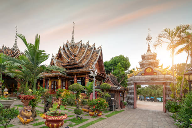istock Xishuangbanna temple architecture 1893995252
