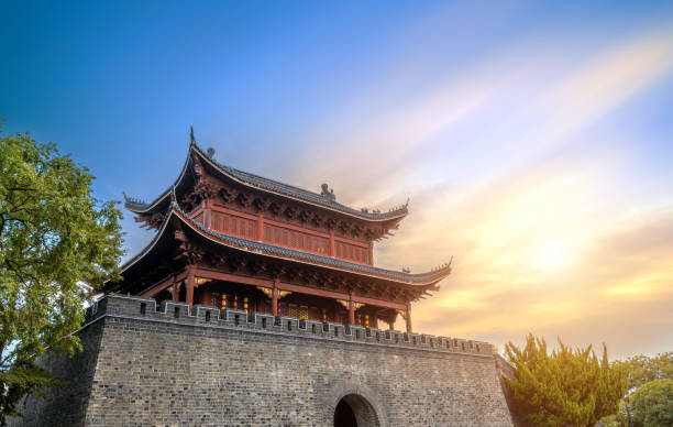 istock Ancient city tower in Yueyang, Hunan 1894007032