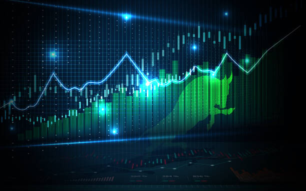 Stock Market, Bull market concept Bull Trend Economy stock illustration quotes about winning stock illustrations