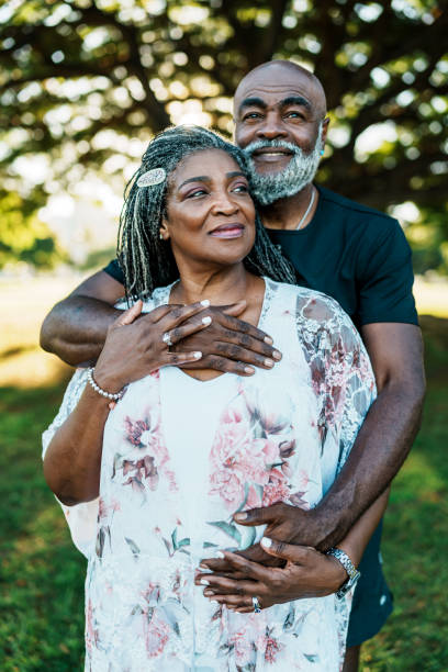 istock Portrait of affectionate senior couple savoring scenic view while on a walk 1894050665