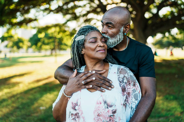 istock Affectionate senior couple enjoying time outdoors while vacationing 1894050668