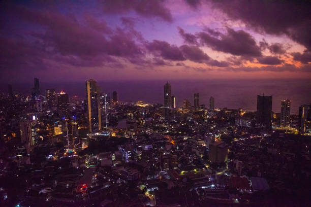 istock Dusk Over Colombo: City Lights Ignite as Evening Falls 1894131998