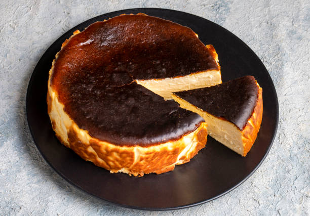 istock San Sebastian Cheesecake close up photo 1894245085
