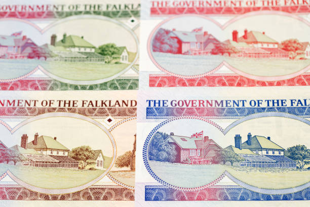 istock Falkland Islands pound a business background 1894249189