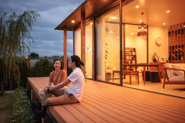 istock Happy couple enjoying on the balcony 1894258931