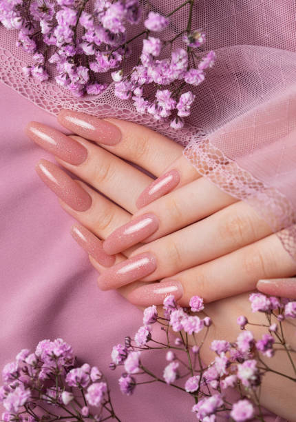 istock Female hands with beautiful manicure 1894261498