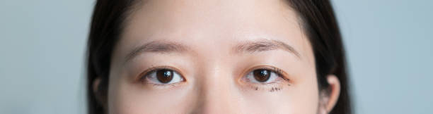 istock woman made a mistake when using mascara and it smeared on her eyelids 1894329967
