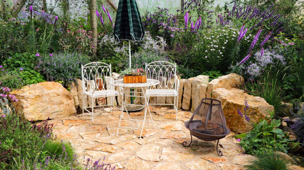 istock Cozy seating area in the garden 1894368151