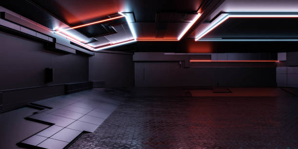 istock dark modern futuristic technology station space ship sci-fi laboratory 3d render illustration 1894487804