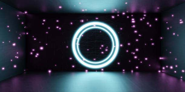 istock abstract dark futuristic room with neon blue and violet lighting 3d render illustration 1894591231