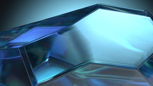 istock Power stone like sapphire ore Clear refreshing elegant modern 3D Rendering abstract background 1894594395
