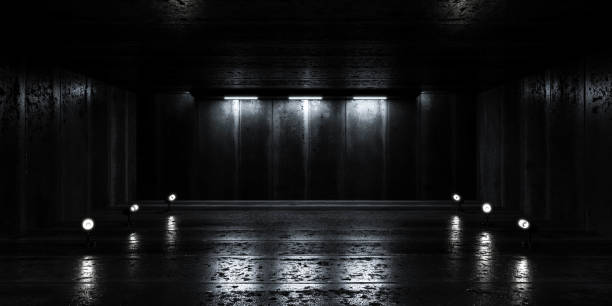 istock dark industrial concrete basement with spot lights background backdrop wallpaper 3d render illustration 1894605047