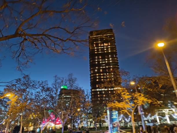 istock Madrid's colored lights and vegetation 1894620046