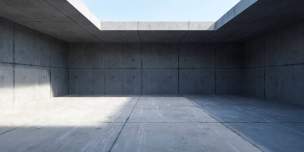 istock empty abstract concrete building with open top and sky 3d render illustration 1894630185
