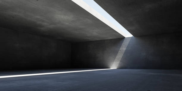 istock empty concrete basement interior with sky and day lighting 3d render illustration 1894636899
