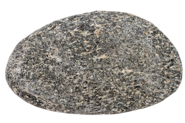 istock Top view of single black pebble 1894675199