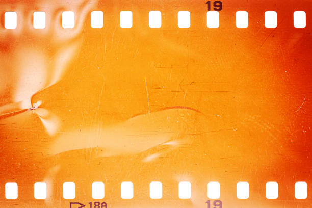 istock Dusty and grungy 35mm film texture or surface 1894682421