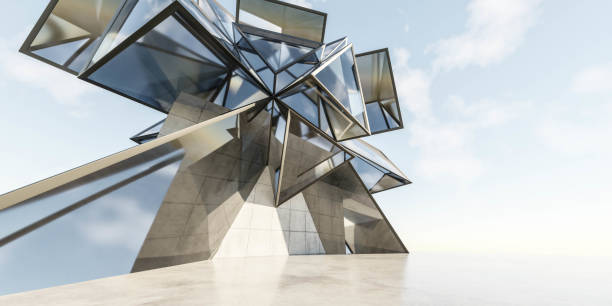 istock abstract modern architecture background with glass and concrete building exterior 3d render illustration 1894692712