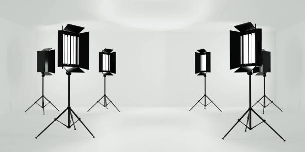 istock A set of spotlights mounted on a tripod for stunning visual effects 3d render illustration 1894751295