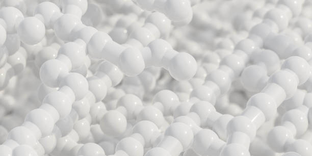 istock Illustration of white balloons floating 3d render 1894751691
