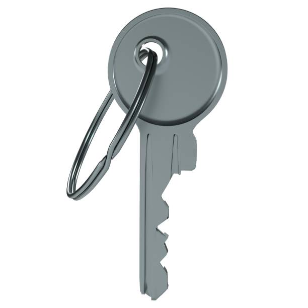 istock Door Key isolated on white background 1894790215