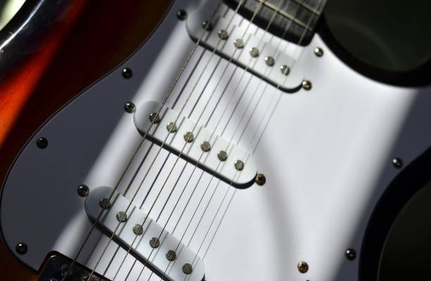 istock Electric guitar close up 1894808134