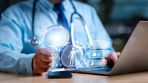 istock Utilizing advanced technology, doctors conduct research and provide health care with precision, using tools like stethoscopes and medical scans in hospitals to ensure effective medical attention. 1894819489