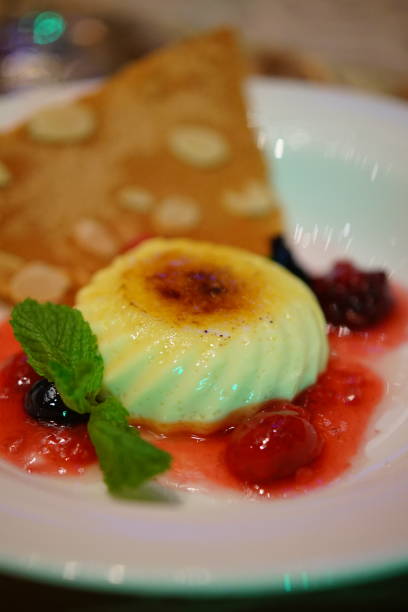 istock Mousse Dessert served in a white Plate 1894839209