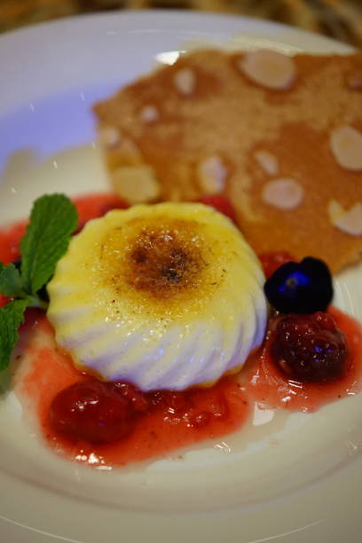 istock Mousse Dessert served in a white Plate 1894839742