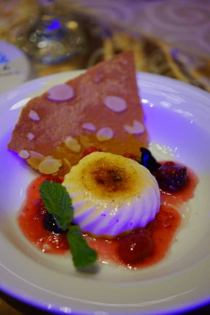 istock Mousse Dessert served in a white Plate 1894840262