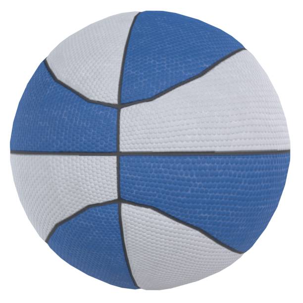 istock Blue Basketball Ball isolated on white background 1894841830
