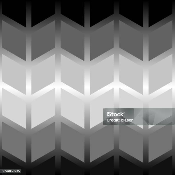 Pattern Vector Depth Geometric Pattern With 3d Illusion Of Depth Stock Illustration ...