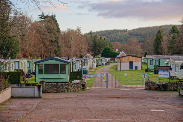 istock Caravan park at Banchory in Aberdeenshire 1894855643