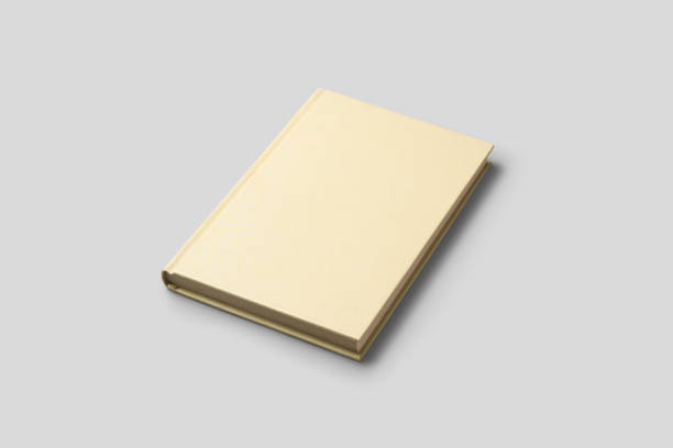 istock blank yellow cover book isolated on gray background 1894889877