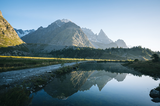 Hintersee near Berchtesgaden at sunrise