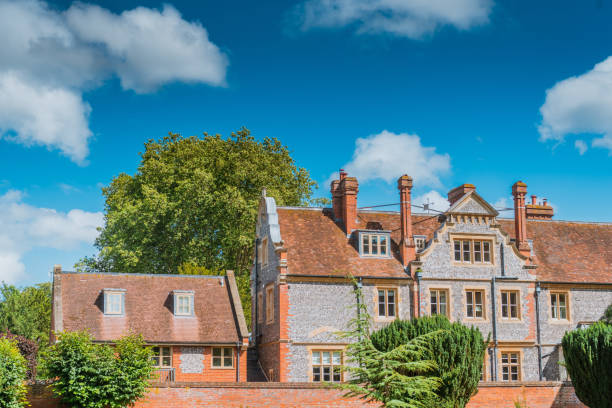 Old houses in Marlow, Buckinghamshire, UK