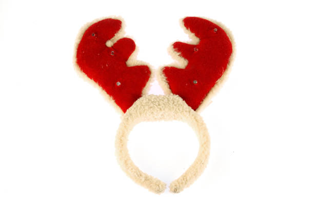 istock reindeer headband isolated on white background 1895203346
