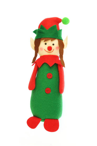 istock close up on Christmas doll isolated on white background 1895211089