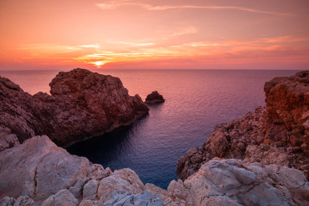 istock Sea landscape and sunset in Menorca 1895213736